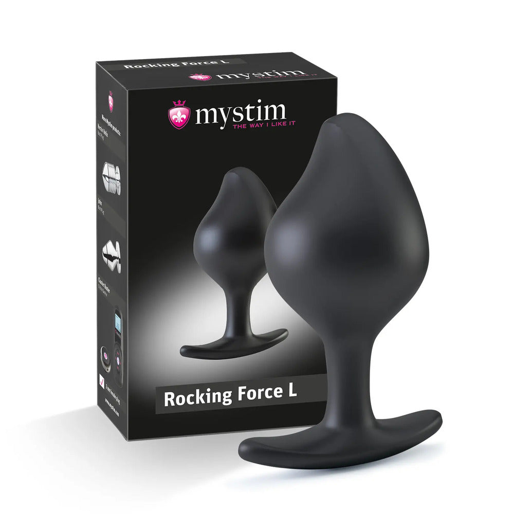 MyStim Rocking Force Large E-Stim Butt Plug