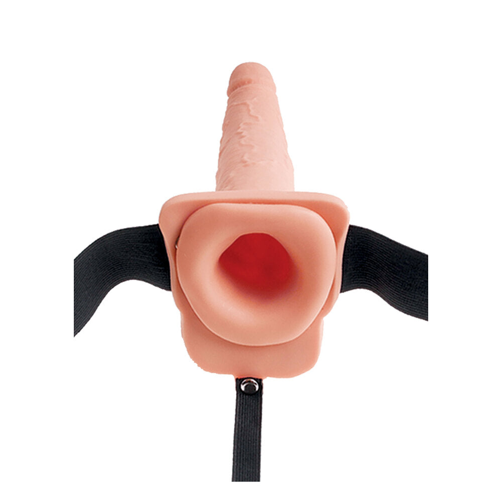 Fetish Fantasy 7.5 Inch Hollow Squirting Strap-on