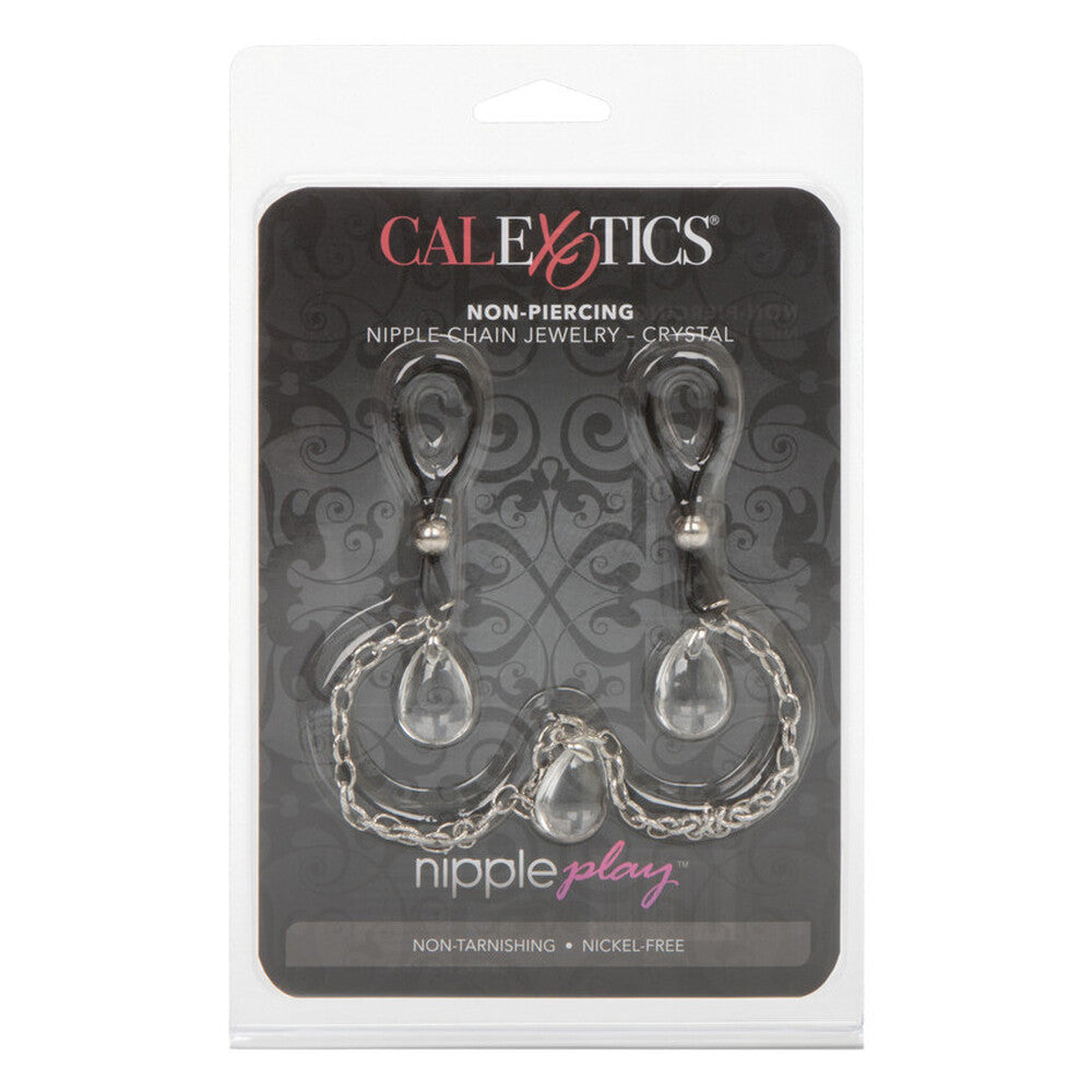 Nipple Play Non Piercing Nipple Chain Jewellery Crystal