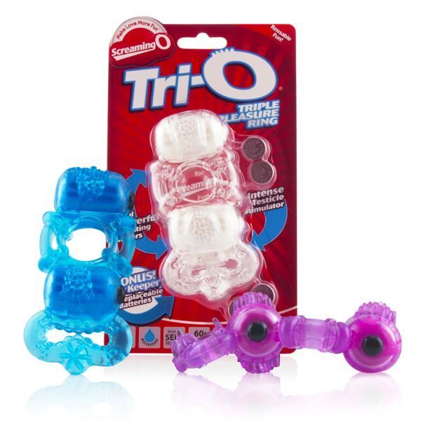 Screaming O Tri-O Vibrating Pleasure Cock Ring