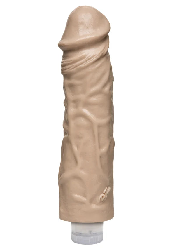 The Naturals Heavy Veined 8 Inch Vibrating Dong Thick