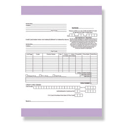Party Plan Stationery - Order Forms