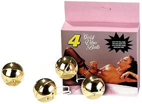 4 Gold Vibro Balls