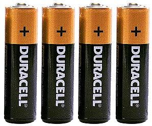 Duracell AA Batteries x 4