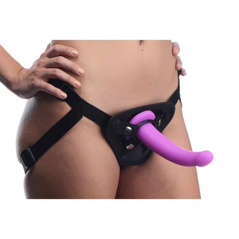 XR Navigator U Strap On G-Spot Dildo and Harness