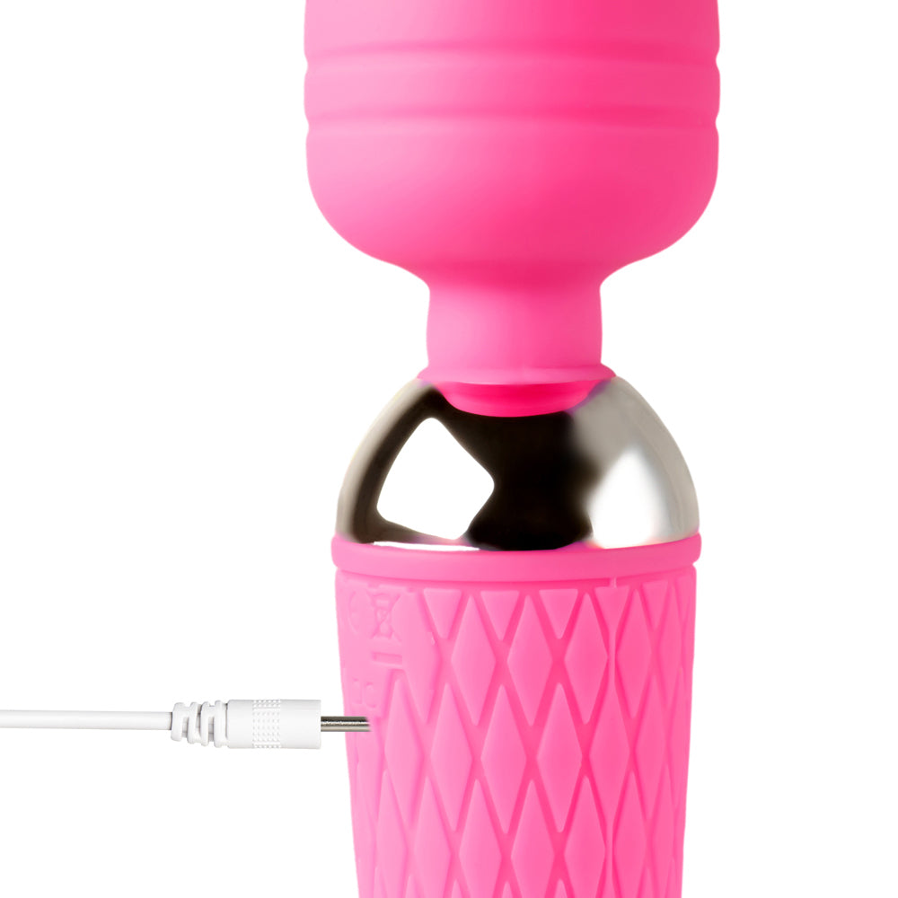 10 Speed Rechargeable Magic Wand Pink