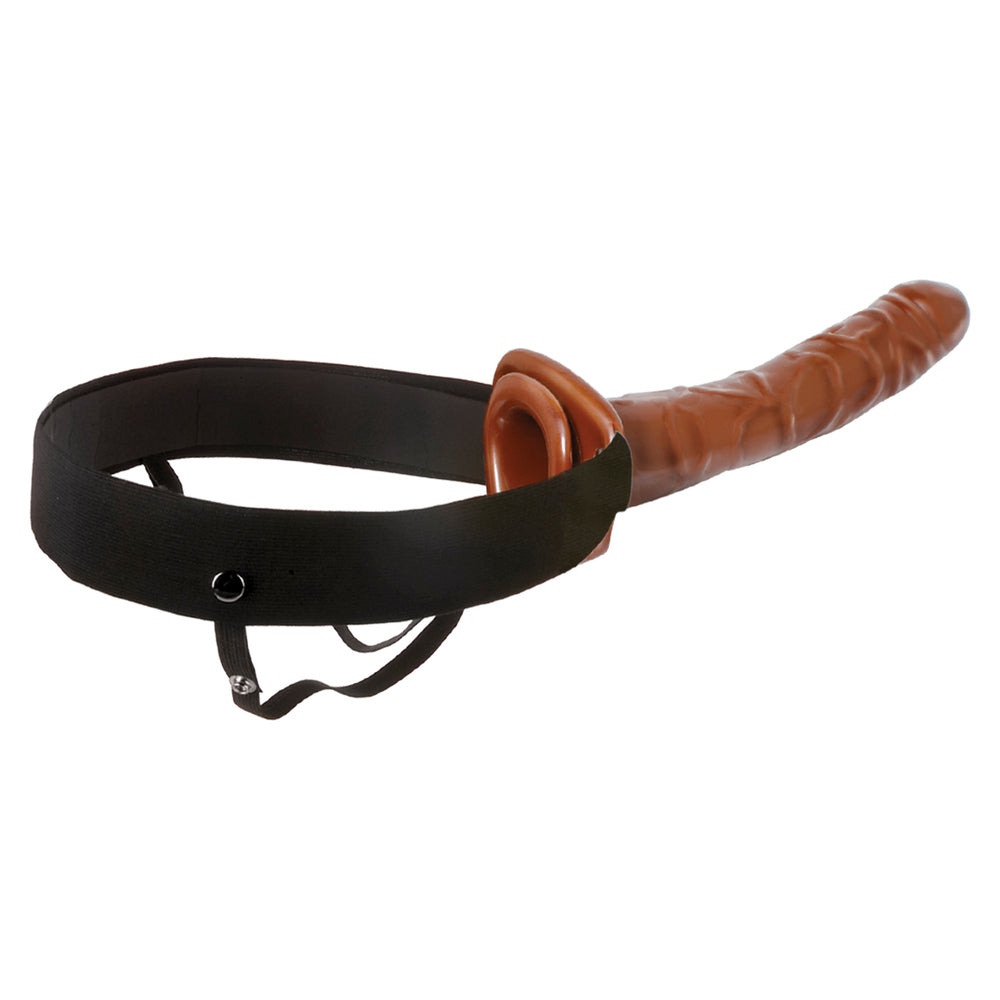 Fetish Fantasy Series 10 Inch Chocolate Dream Hollow Strap-On