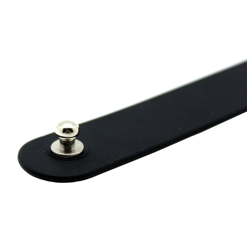 Black Silicone Submissive Collar