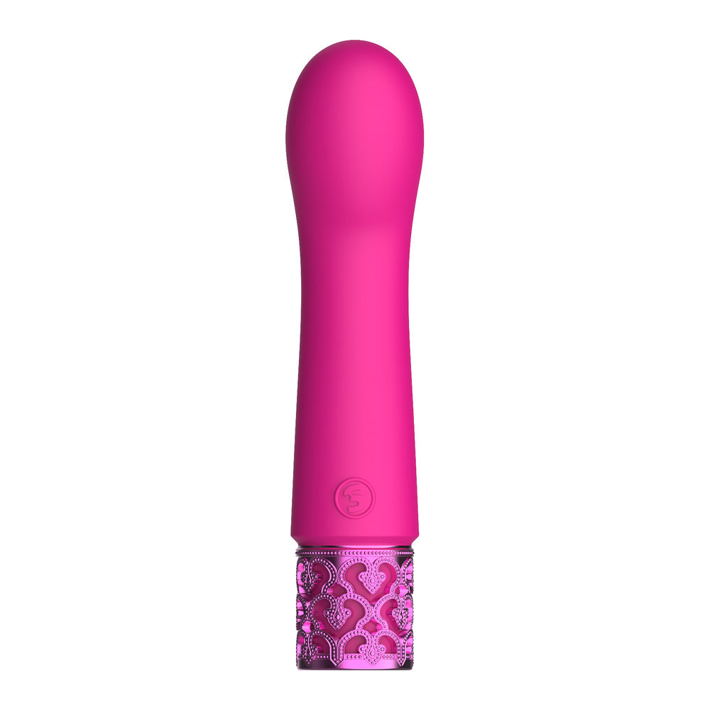 Royal Gems Dazzling Rechargeable Rabbit Bullet Pink