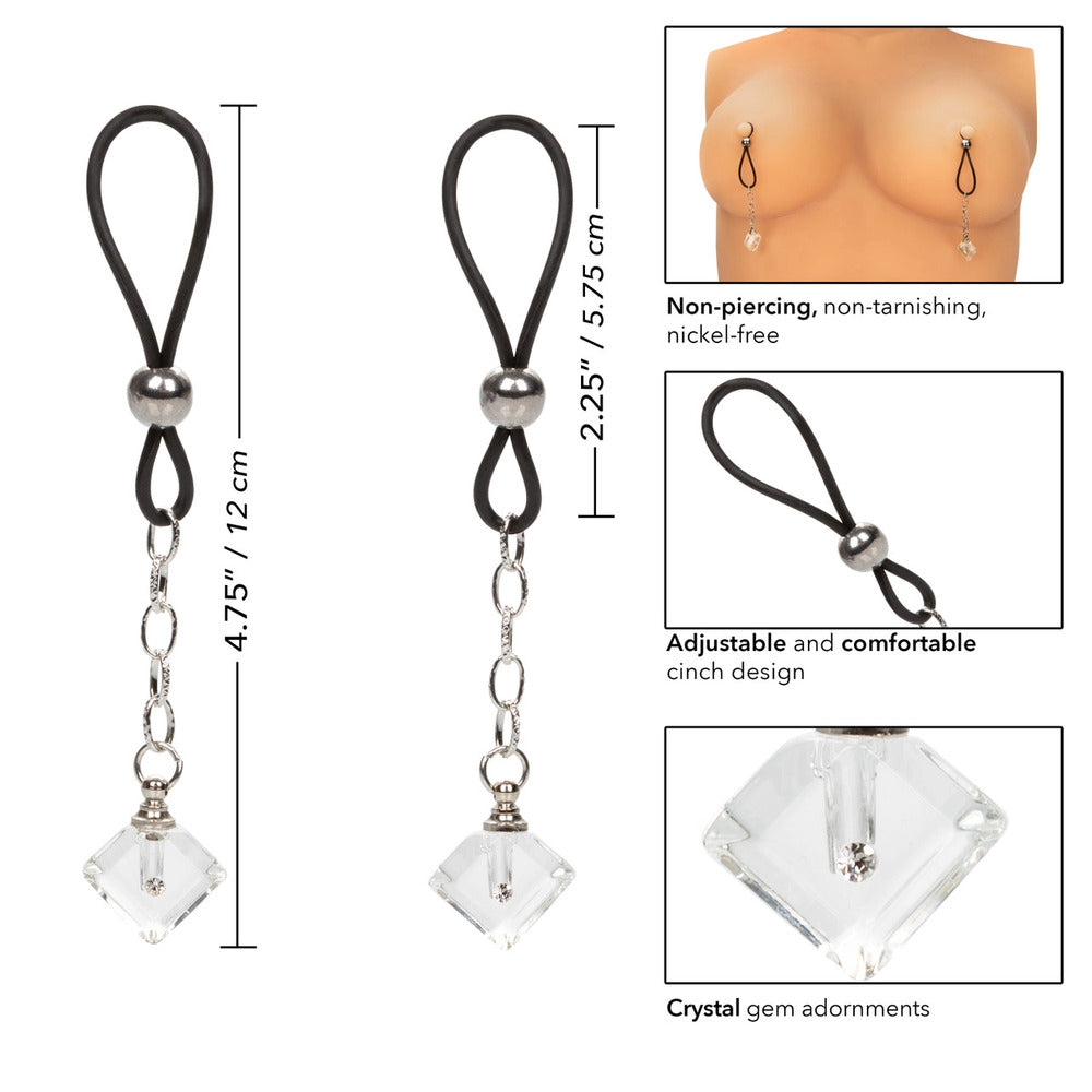 Nipple Play Non-Piercing Nipple Jewellery Crystal Gem