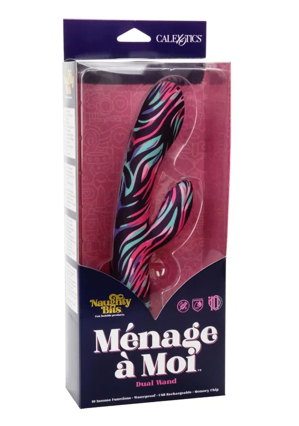 Naughty Bits Menage a Moi Dual Wand Vibrator