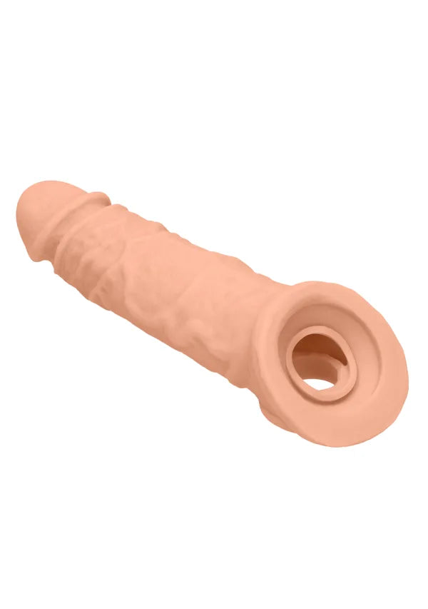 RealRock 8 Inch Penis Sleeve Flesh Pink