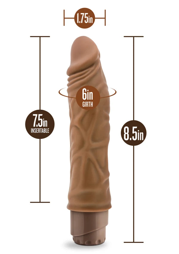 Dr. Skin Cock Vibe 10 Vibrating Dildo 8.5 Inches