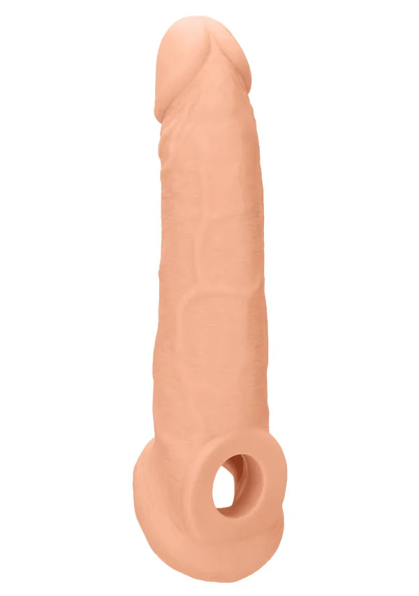 RealRock 9 Inch Penis Sleeve Flesh Pink
