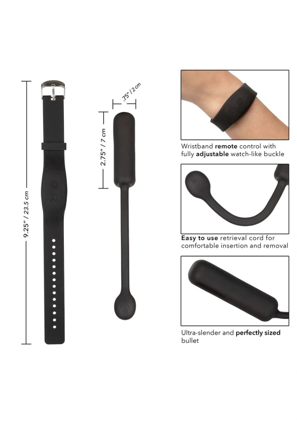 Rechargeable Wristband Remote Petite Bullet