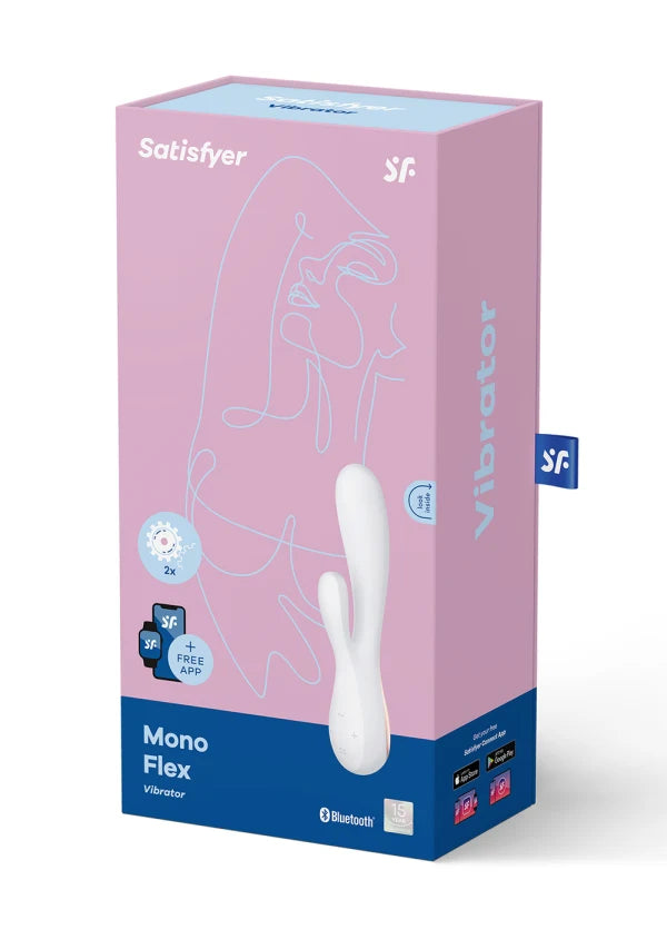 Satisfyer App Enabled Mono Flex Rabbit Vibrator Red