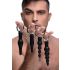 Master Series 4 Piece Silicone Anal Ringed Rimmer Set