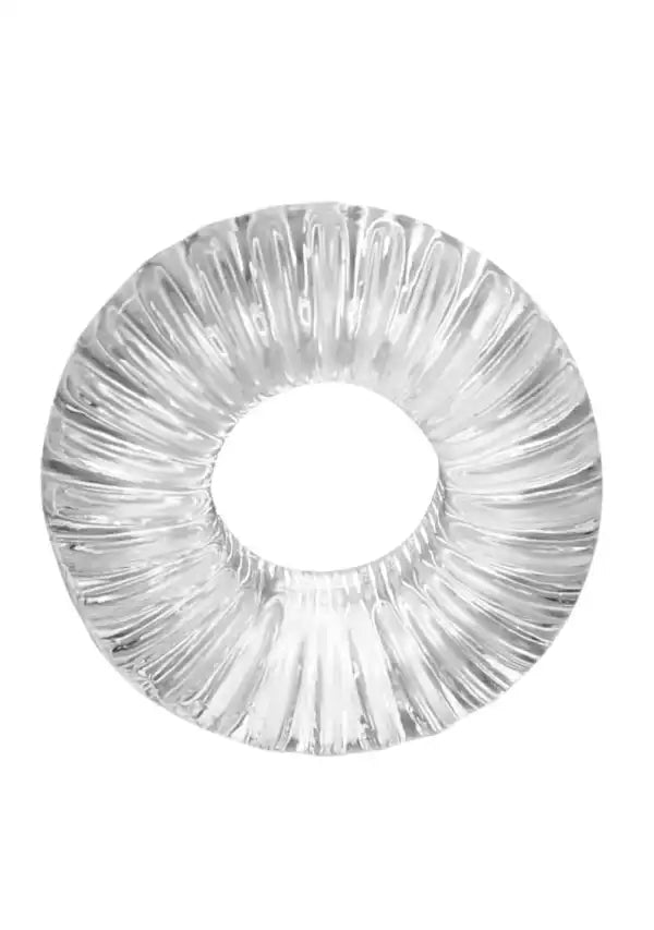 Perfect Fit Ribbed Ring Clear