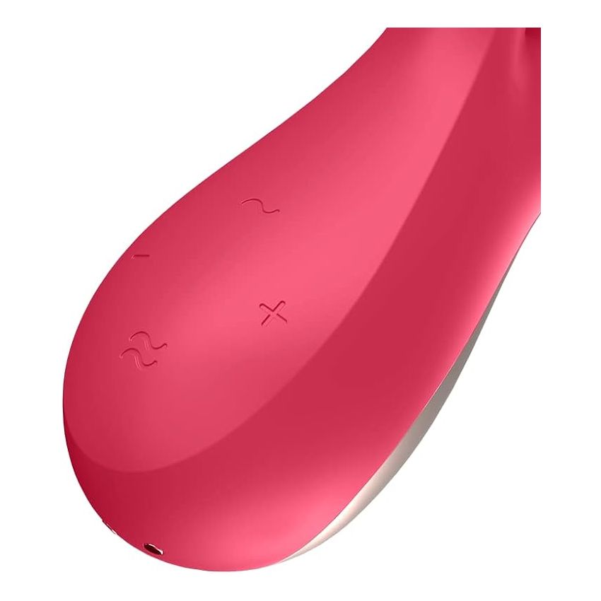 Satisfyer App Enabled Mono Flex Rabbit Vibrator Red