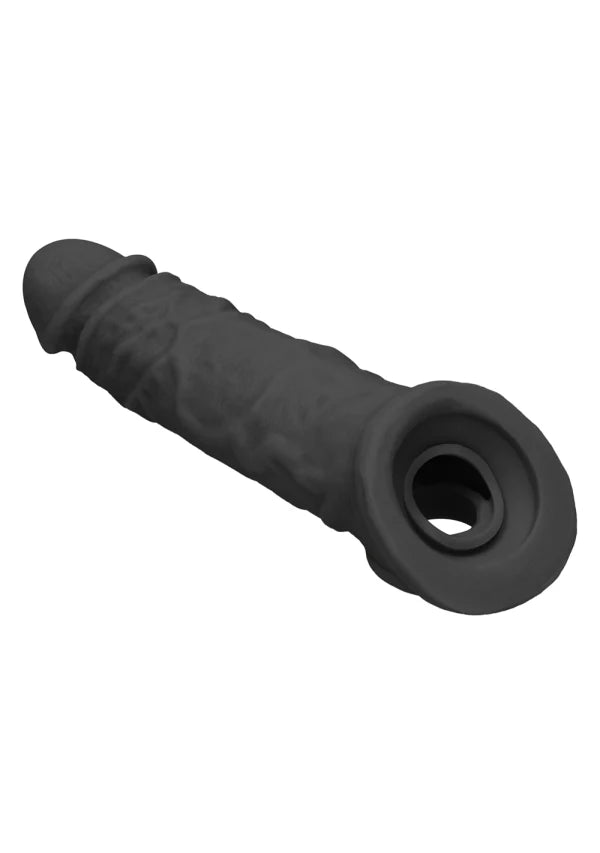 RealRock 8 Inch Penis Sleeve Black