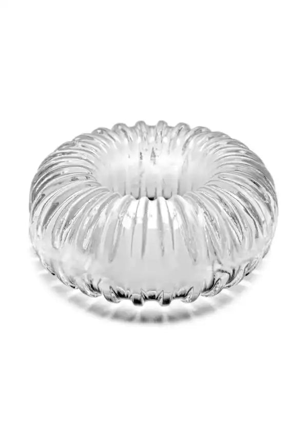 Perfect Fit Ribbed Ring Clear