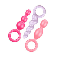 Satisfyer Booty Call Set Of 3 Multicolour Anal Plugs