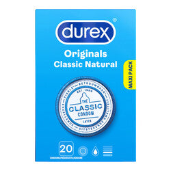 Durex Originals Classic Natural Condoms X20