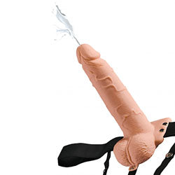 Fetish Fantasy 7.5 Inch Hollow Squirting Strap-on