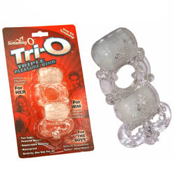 Screaming O Tri-O Vibrating Pleasure Cock Ring